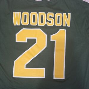Reversable 'Woodson' Team Jersey in Green and Yellow Green Bay Packers